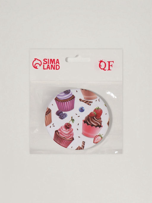 Зеркало складное «Сладости», d=7.5 см, рисунок МИКС