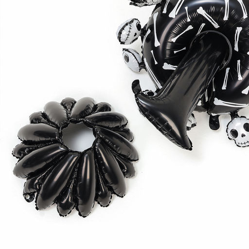 Воздушный шар фольгированный на Хэллоуин 44" «Пирамида из костей»