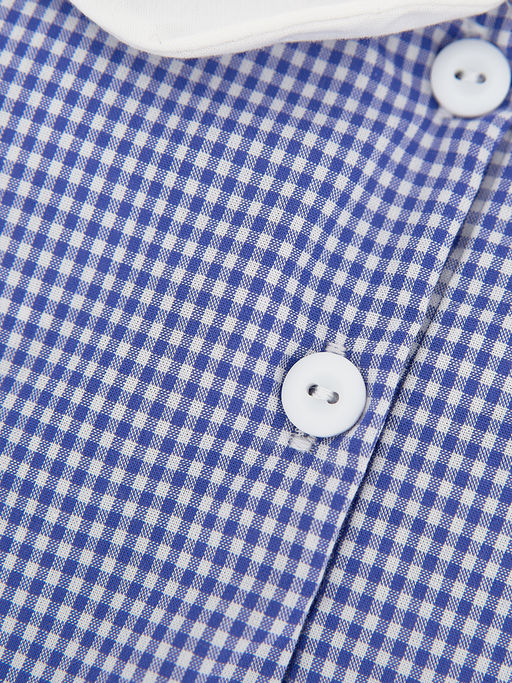 Платье для девочки в клетку UD 2676 синий - Mini maxi фото 10