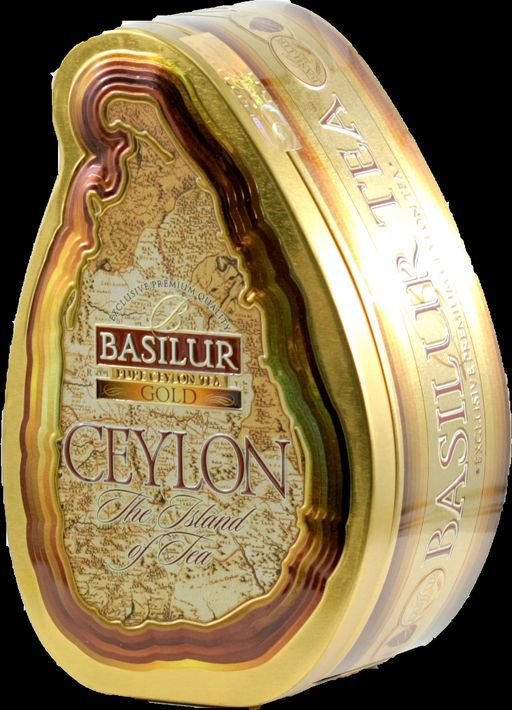BASILUR. Чайный остров. Gold 100 гр. жест.банка