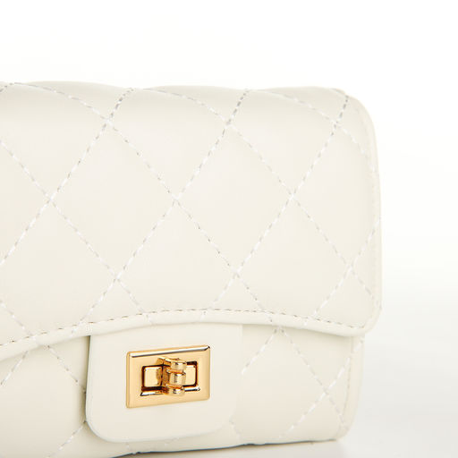 Сумка женская, мессенджер на магните, цвет белый - Simaland фото 4