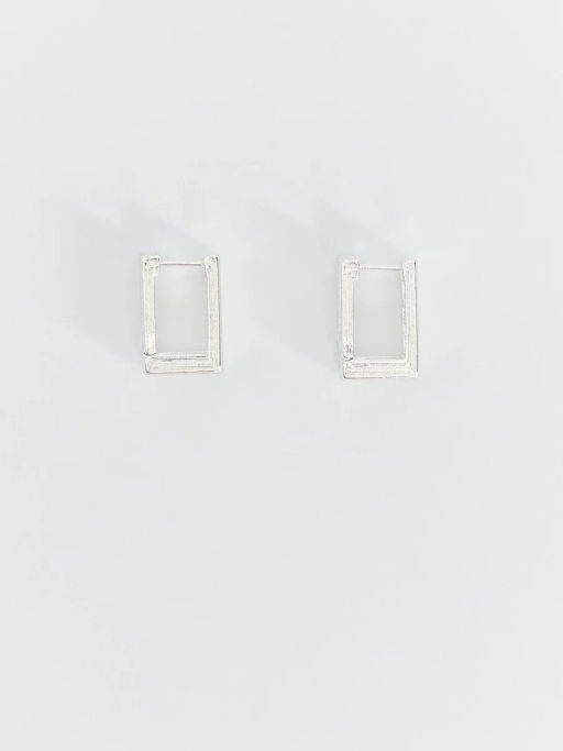 Серьги прямоугольной формы / Zarina  фото 4