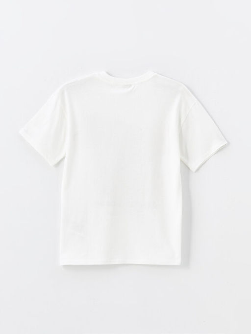 Oversize Bisiklet Yaka Erkek ?ocuk Ti??rt