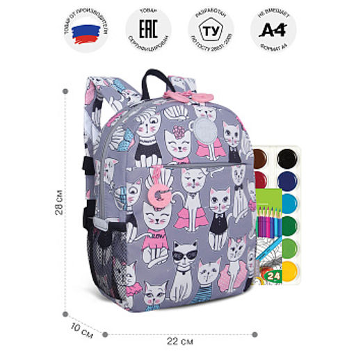 RK-676-2 рюкзак детский - Grizzly фото 11