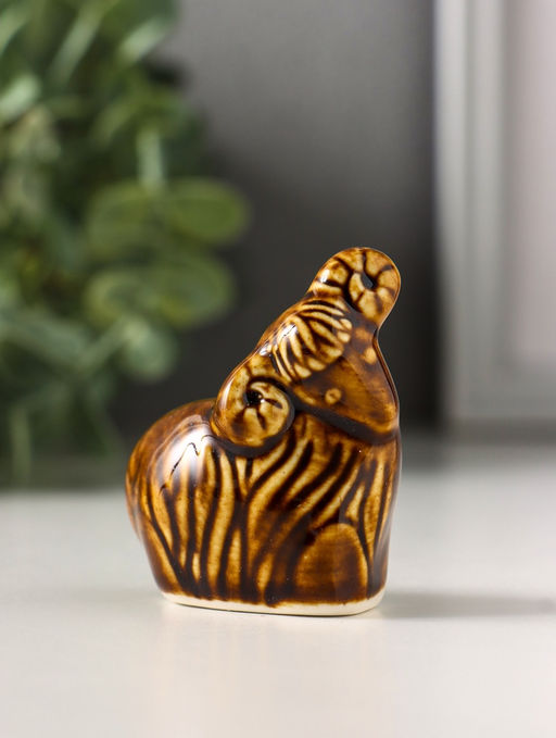 Цена за 10 шт. Фигурка фарфор «Барашек», 5.5×5×3 см, МИКС