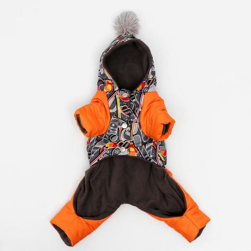 Комбинезон для животных Принт, флис, 3XL (ДС 36-38, ОШ 35-37, ОГ 48-52 см), микс - Simaland фото 6
