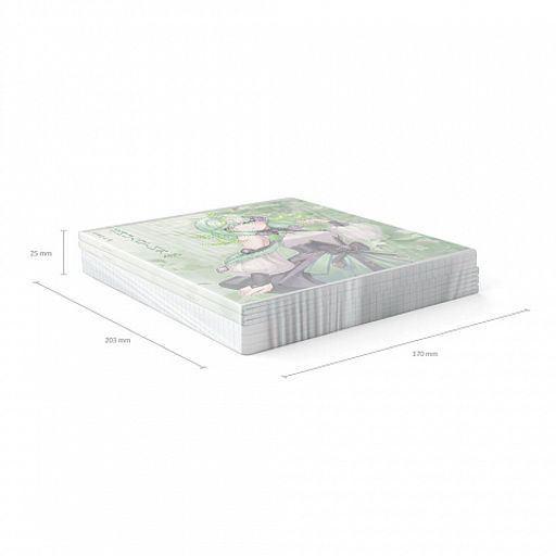 Цена за 5 шт. Тетрадь общая ученическая ErichKrause Manga, Биология, 48 листов, клетка, твин-лак  фото 5