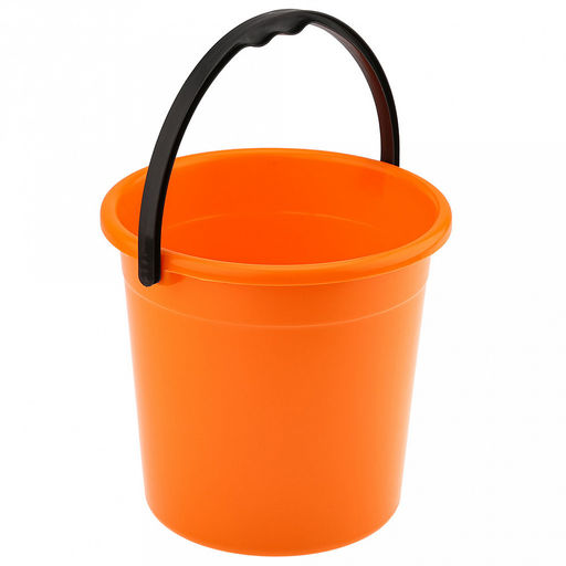 Ведро пластмассовое 3л, д18,5см, h17,5см, пищевое, полипропилен, цвета микс (Россия)