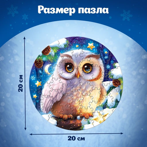 Пазл фигурный «Ночь волшебства», 61 деталь