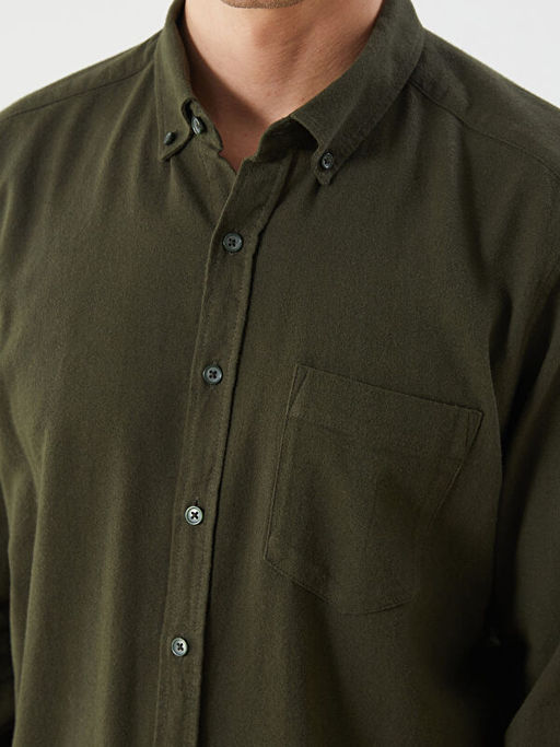 Regular Fit Uzun Kollu Arm?rl? Erkek G?mlek