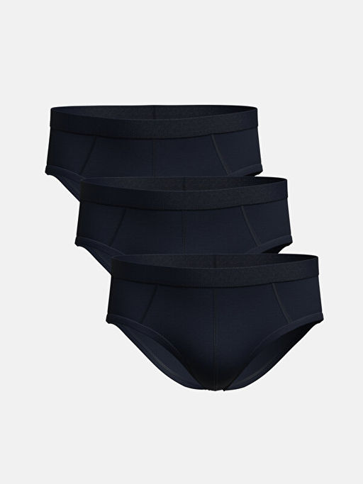 Standart Kal?p Pamuklu Esnek Erkek Slip Boxer 3l?