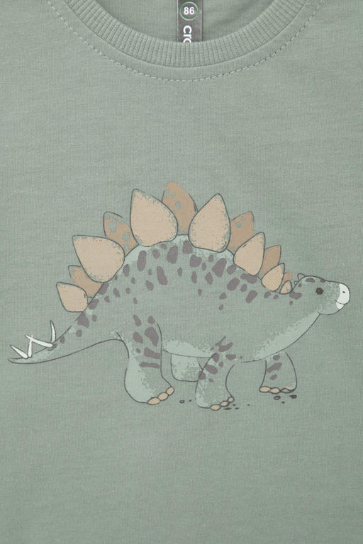 КР 302155/1/зеленый чай фуфайка (футболка) для мал - Crockid фото 4