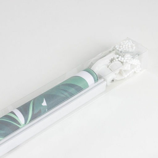 Штора рулонная Тропики, блэкаут, 90200 см, цвет белый - Simaland фото 6