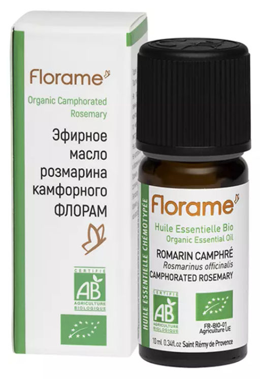 ФЛОРАМ Эфирное масло РОЗМАРИНА КАМФОРНОГО, 10 мл