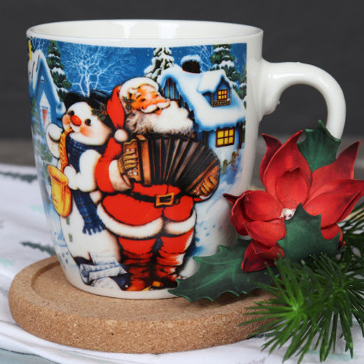 Кружка новогодняя 250 мл / X605 /уп 12/96/ - Галеонтрейд фото 4