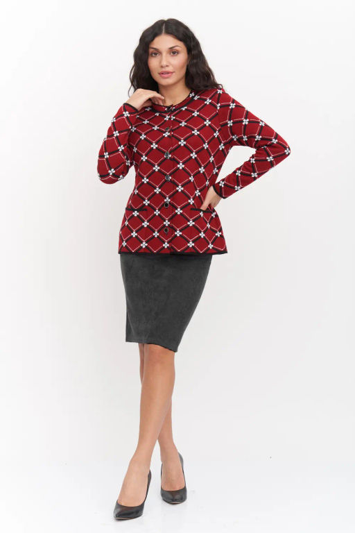 ЗЛАТА Жакет М 3171/красный