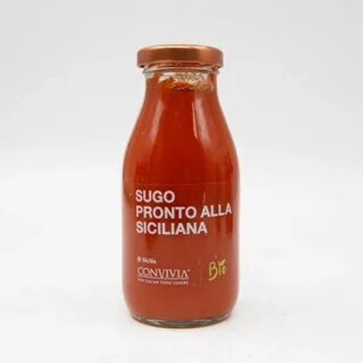 Соус Convivia из томатов черри по-Сицилийски 250 г, стекло, Италия