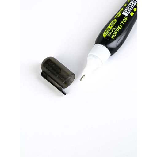 Корректор - ручка, 8 мл, металлический наконечник, набор 4 шт. «Черный неон»