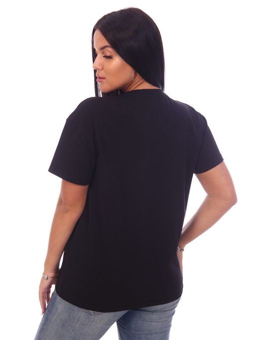 Адриана футболка женская, черный - Lovetex фото 3
