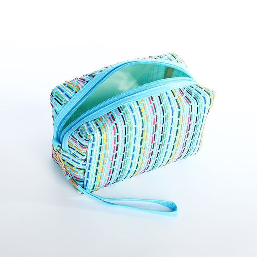 Косметичка на молнии, цвет голубой - Simaland фото 4