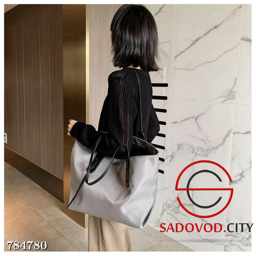 Большая женская текстильная сумка шоппер - Bruno фото 15