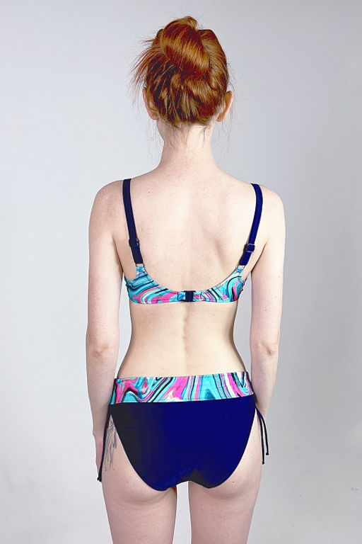 Купальник 534 Fiorana Navyblue-Pink