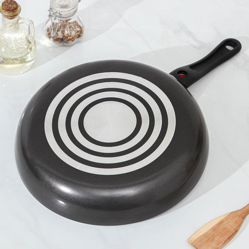 Сковорода Forever, d=28 см, съёмная ручка, стеклянная крышка, антипригарное покрытие, алюминий, тёмно-серая