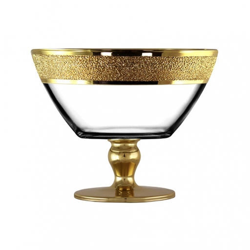 Ваза на ножке "Золотой карат", арт. KAV23-2542/AV-59