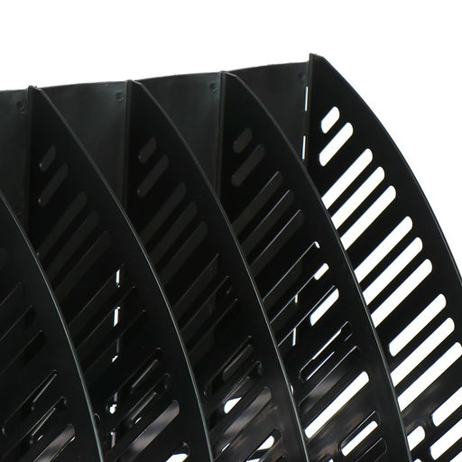 Лоток для бумаг А4, вертикальный, 5 отделений, чёрный