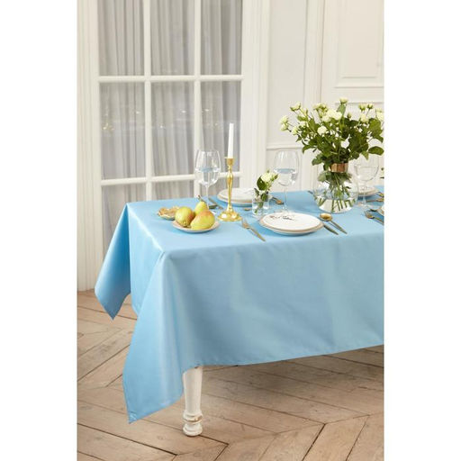 Скатерть Этель Cozy 150*220 +/-3см, цв.серо-синий, пл. 192 г/м2, хл с ВГМО  фото 6