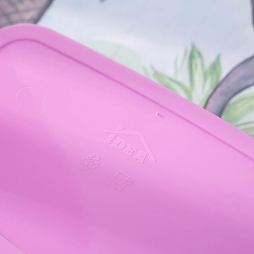 Цена за 2 шт. Бутербродница IDEA «Единорог», 325 мл, 10.5×15×4 см, пластик, розовая