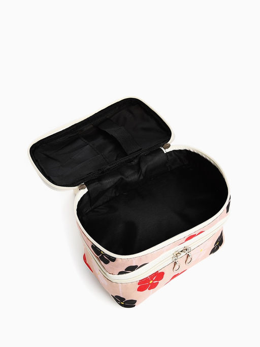 Косметичка - органайзер на молнии, с отделами, с рисунком, бежевая - Simaland фото 3