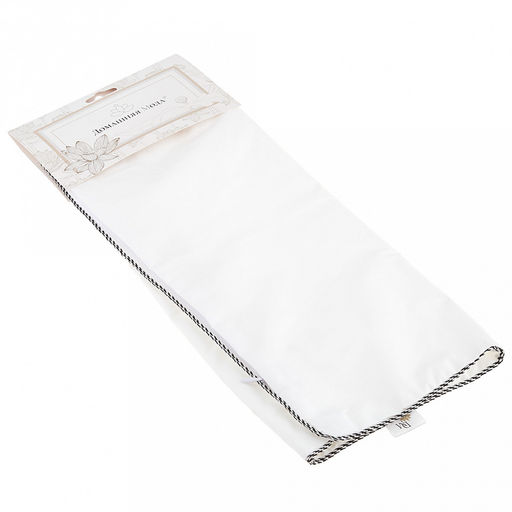 Наперник пуходержащий 40х40см "Облако", тик смесовый (80% хлопок / 20% п/э), 147г/м2, с кантом на молнии, упаковка ПВД-еврослот 14,5х23 см, т.м. "Домашняя мода" (Россия)