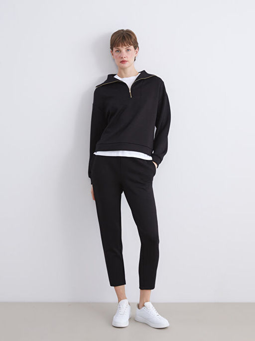 Dik Yaka Kad?n Sweatshirt