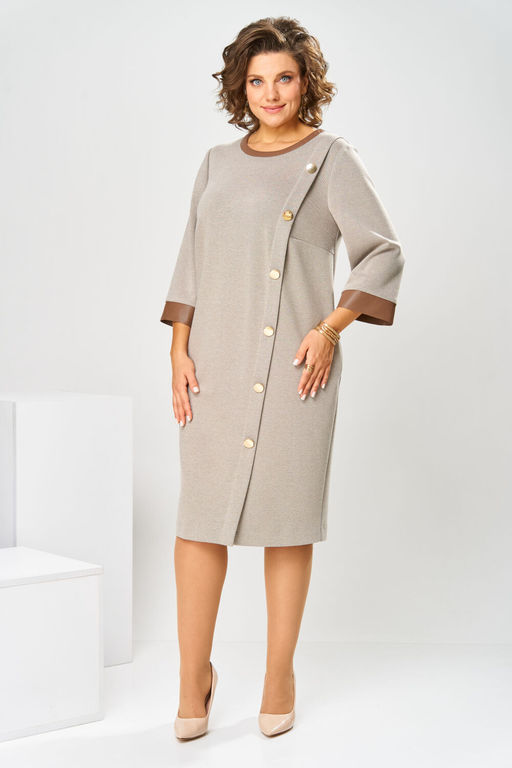 Платье Romanovich Style 1-2846 бежевый фото 3