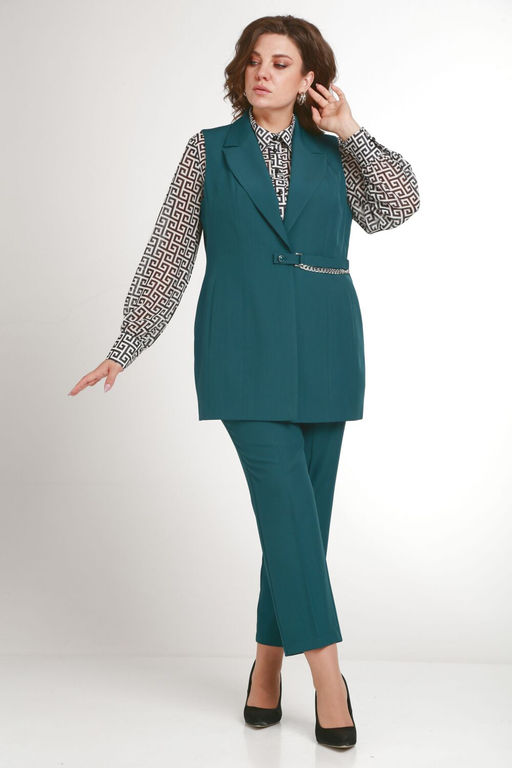 Костюм Anastasia Mak 1259 кремовый  фото 532