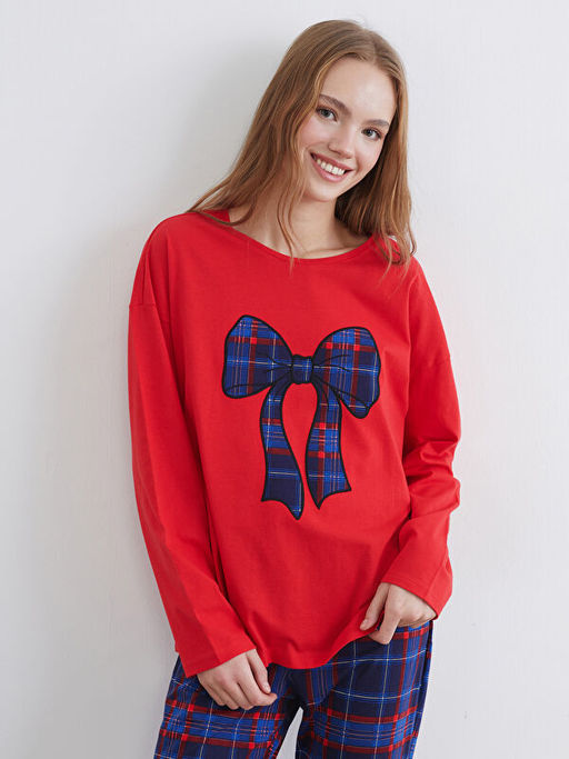 Fiyonk Nak??l? Kad?n Pijama Tak?m