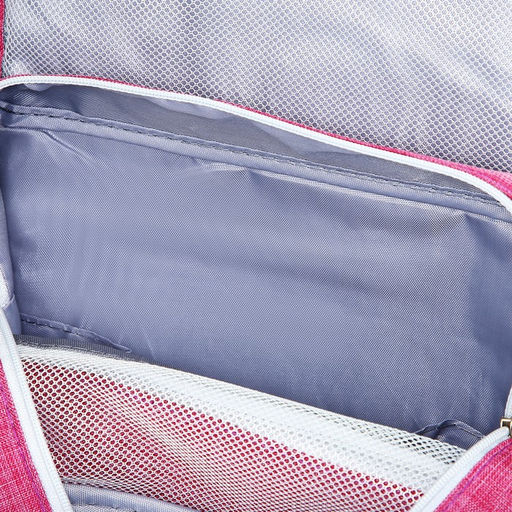 Косметичка-несессер дорожная на молнии, липучках, с ручкой, с крючком, розовая - Simaland фото 4