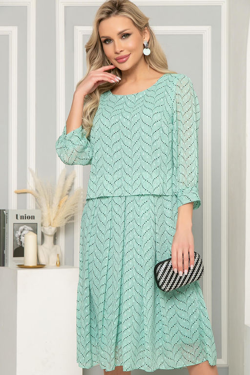 Платье Пелагея (мята) П4970 - Lt collection фото 5