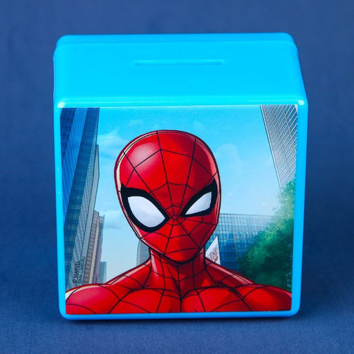 Копилка сейф, 8.8 см × 7.5 см × 8.8 см, Человек-паук