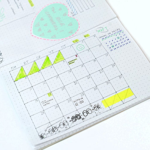 Блокнот А5, 40 листов, на скрепке, в точку, тиснение серебро, «Минни Маус и единорог»