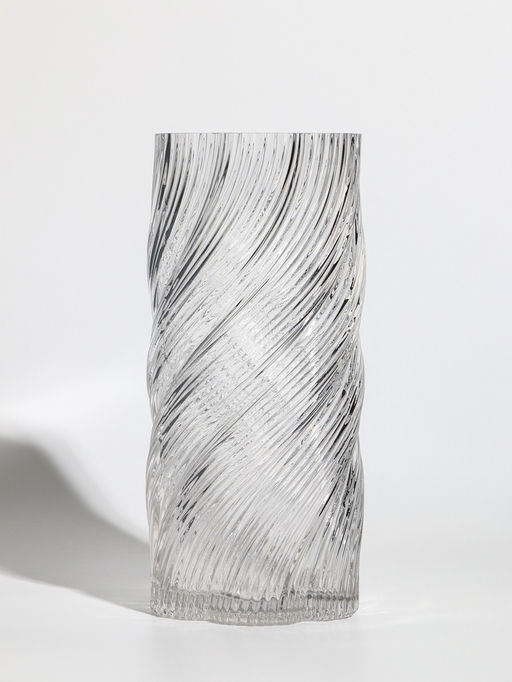 Ваза «Бриджит», 24.5×11 см, стекло, прозрачная