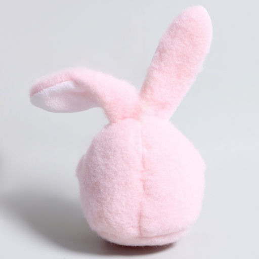 Мягкая игрушка Зайка, 8 см, розовая - Simaland фото 3