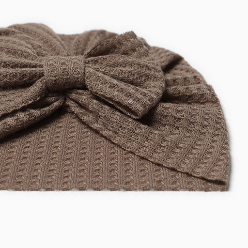 Шапка для девочки «Крошка Я. Бантик», размер 46-48 см, бежевая