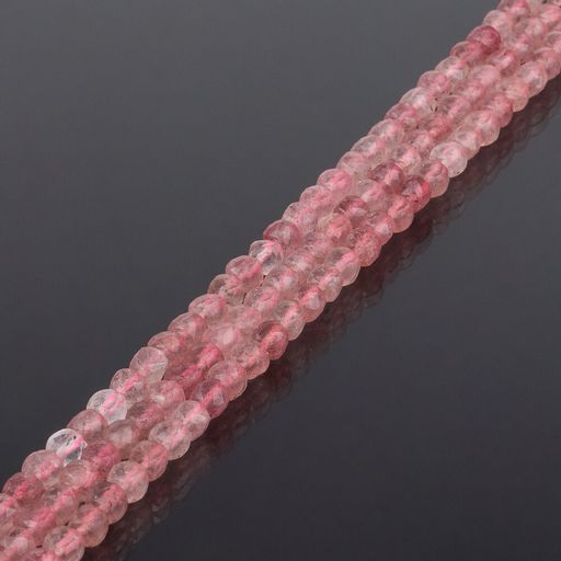 Бусины для украшений из Кварца клубничного огранка