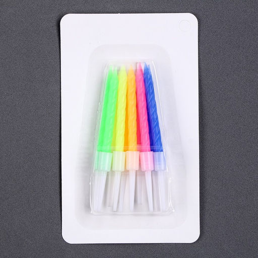 Набор для украшения торта: топпер С днём рождения, 1 шт., 10 свечей - Страна карнавалия фото 6