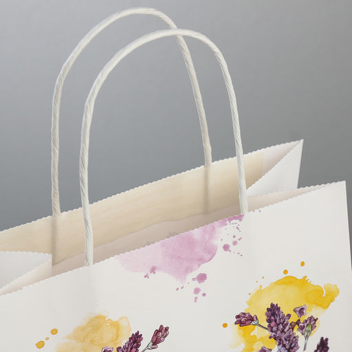 Цена за 2 шт. Пакет подарочный крафт, упаковка, Счастье в каждой минуте, 22?25?12 см