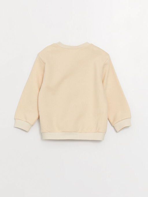 Bisiklet Yaka Bask?l? K?z Bebek Sweatshirt - Waikiki фото 2