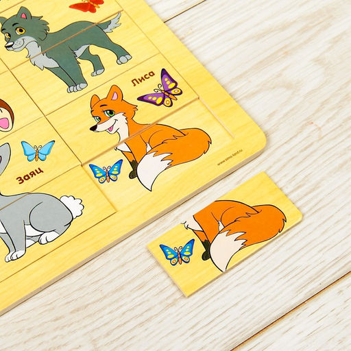 Пазл Лесные зверюшки, 24 элемента - Лесная мастерская фото 7