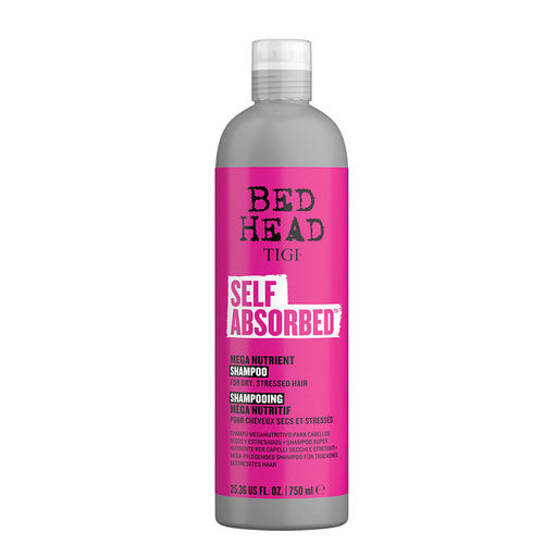Tigi bed head self absorbed питательный шампунь для сухих подверженных стрессу волос 750мл  фото 2